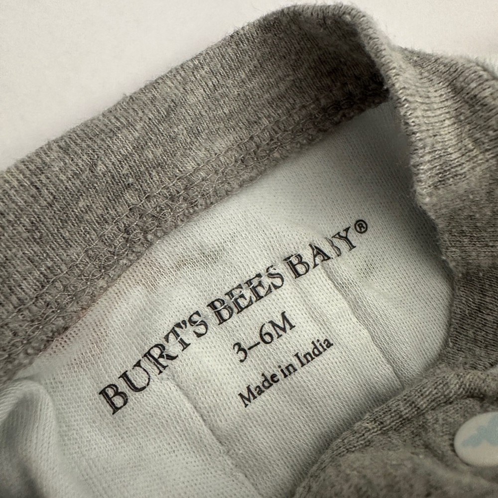 Burt's Bees Baby Bears and Green Striped Footies Set - Picture 3 of 3